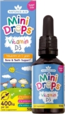 Natures Aid Vitamin D3 Mini Drops for Infants and Children, Sugar Free – 50ml