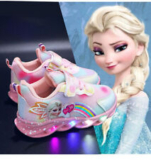 Kids LED Luminous Shoes Sneakers Flashing Children Girls Light Up Trainers */@