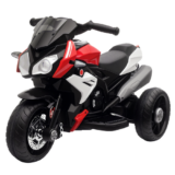 HOMCOM Kids Electric Motorcycle Ride-On Toy 6V Battery Music Horn Lights Red