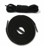 Round Black Shoe Laces White Shoelaces All Sizes Lengths For Shoes Work Boots