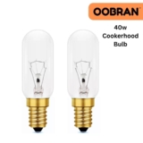 2 x Oven Cooker Hood Extractor Vent LAMP LIGHT BULB SES E14 T25 240V 40W