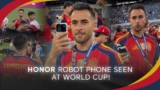 HONOR Robot Phone Makes Surprise Appearance During Spain’s World Cup Celebration