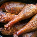 Smoked Turkey Legs (Bourbon Brined)
