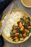 Spinach and Tofu Stir Fry