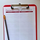 Save Money with This Freezer Inventory Sheet