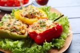 Beans-and-Greens-Stuffed Peppers |