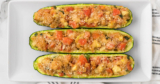 Baked Stuffed Zucchini Boats – Lana’s Cooking