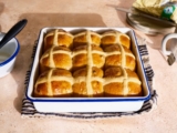 Super Soft Sourdough Hot Cross Buns
