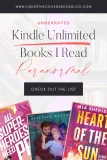 3 Kindle Unlimited Underrated Paranormal Romance Books (You Probably Missed)