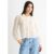 White Cotton Broderie Scallop Boxy Shirt