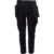 Apache Mens Bancroft Slim Fit Stretch Holster Trousers Black / Grey 38″ 31″
