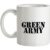 Green Army mug.