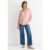 Blush Stripe Viscose Oversized Shirt