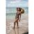 Brown Animal Print Twisted Cut out Halter Swimsuit