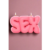 Wavey Casa SEX Pink Puffer Candle Colour: Pink
