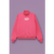Happy Camp3r Hot Pink Mockneck Sweatshirt Colour: Pink Size: S