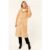 Camel Longline Teddy Coat