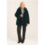 Emerald Green Hooded Long Sleeve Faux Fur Jacket