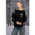 Daisy Street Bow Detail Jumper Colour: Black Size: XS