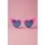 Unique Vintage x Barbie Hot Pink Heart Frame Sunglasses Colour: Pink