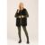 Black Diagonal Cut Sleeveless Faux Fur Gilet