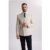 Caridi Beige Double Breasted Blazer