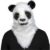 Mask My Other Me One size Panda bear Jointed jaw Adults