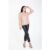 Champagne Sequin High Neck Loosefit Blouse