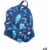 School Bag Pincello 589 Multicolour 28 x 12 x 22 cm Spaceship (12 Units)