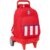 School Rucksack with Wheels Atlético Madrid Red 33 x 45 x 22 cm