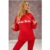 Beach Riot Alissa Santa Babe Hooded Sweater as seen on Una Healy Size: L Colour: Red