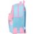 School Bag BlackFit8 Smile Blue Pink 32 x 42 x 15 cm