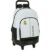 School Bag Safta White 33 x 22 x 45 cm
