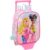 School Rucksack with Wheels Barbie Painterly Pink Sky blue 22 x 27 x 10 cm