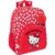 School Bag Hello Kitty Iconic White Red 33 x 42 x 14 cm