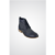 Cavani Sherlock Navy tweed and leather boots