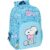 School Bag Snoopy Love Blue 30 x 46 x 14 cm