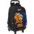 School Rucksack with Wheels Naruto Ninja Blue Black 33 x 45 x 22 cm