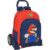 School Rucksack with Wheels Super Mario Trick Red Dark blue 32 x 42 x 15 cm