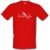 Skiing Heartbeat male t-shirt.