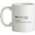 Writing : 3 Percent Talent mug.