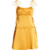 Clancy Orange Satin Tie Mini Dress