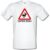 Caution Stags male t-shirt.