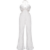 Marcie White Sequin Flare Jumpsuit