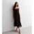 Black Cami Top Pleated Midi Dress