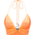 Ibiza Peach Orange Satin Bra Top