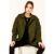 Khaki Oversized Pocket Detail Shacket