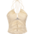 Cally Cream Halter Neck Top