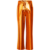 Lupe Orange Metallic Trousers