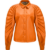 Bia Tan Faux Leather Ruched Sleeve Shirt